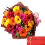 Order Online Gerberas flower bouquet delivery Gandhinagar at midnight