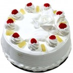 Order Online Midnight Any Occasion Pinapple Cake 1Kg Delivery in Hooghly Sameday Lowcost