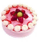 Order Online Eggless Strawberry Cake Half Kg Gandhinagar