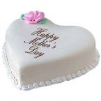 Order Online Midnight 1Kg Heart Shape Vanilla Cake Delivery in Hooghly Sameday Lowcost