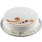 Order Online Midnight Vanilla Eggless Cake Delivery in Hooghly Chandannagar Bhadreswar Sameday Lowcost