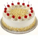 Order Online  1Kg White Forest Cake delivery Gandhinagar