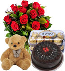 Order Online Delivery of Cadbury Chocolates + Teddy with Bouquet Flower to Jodhpur Sameday midnight