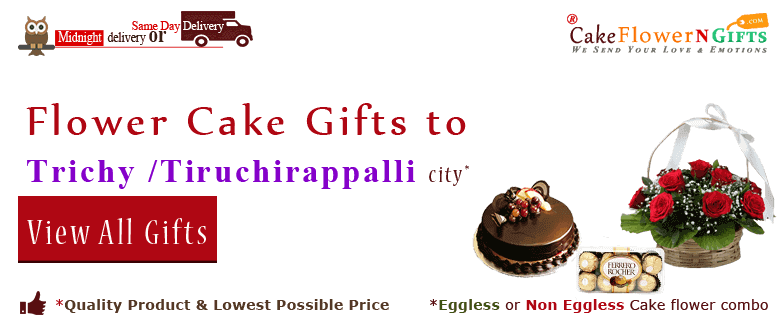 online Flower Cake order in Trichy