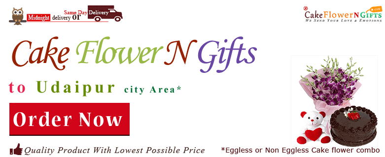 online Flower Cake order in Udaipur