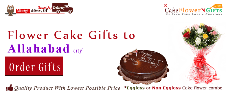 online Flower Cake order in Allahabad