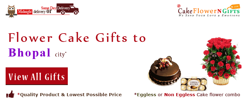 online Flower Cake order in Bhopal