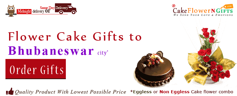 online Flower Cake order in Bhubaneswar