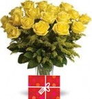 send    35 Yellow Roses Bouquet delivery