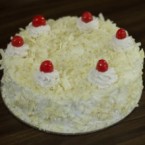 send Half Kg  White Forest Cake Round Shape delivery