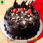 send half kg walnut Eggless chocolate cake  delivery
