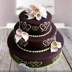 send 4kg Designer Chocolate Mountain Cake delivery