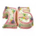 send Double Number Custom Cake delivery