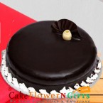 send half kg eggless dark chocolate cake delivery