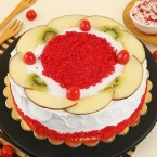 send red velvet fruit cake delivery