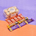 send loaded with chocolates delivery