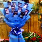 send 10 cadbury dairy milk 24gm chocolate bouquet delivery