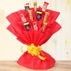 send 5 star kitkat dairy milk chocolates arrangement delivery