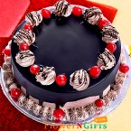 send 1kg tempting chocolate cake delivery