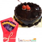 send 1Kg chocolate cake  Cadbury Dairy Milk Chocolates Gifts delivery