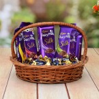 send Silk with Choclairs Hamper delivery