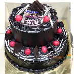 send 2kg 2 tier chocolate cake delivery