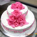 send 3kg 2 Tier vanilla Cake 2 delivery