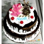 send 2kg 2 tier choco vanilla cake 2 delivery