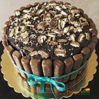 send 1kg five star chocolate cake delivery