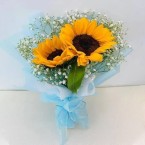 send 2 sunflower bouquet delivery