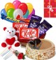 Eggless Butterscotch Cake Chocolate Teddy Balloons for Any Time