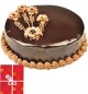 2Kg Chocolate Truffle Cake n Greeting Card