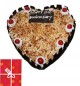 1Kg Butterscotch Heart Shape Cake