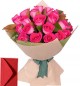 20 Pink Roses Bouquet