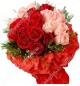 Pink n Red Roses bouquet
