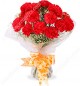 10 Red Carnations Bouquets