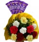 carnation flower n Chocolate
