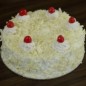 Half Kg  White Forest Cake Round Shape