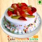 1Kg Mix Fruit Eggless Cake