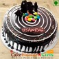 1Kg Choco Vanilla Eggless Cake
