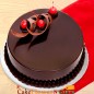 half kg premium chocolate truffle cake