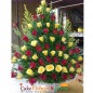 Yellow and Roses Designer flower bouquet