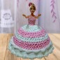  2kg Barbie Doll Vanilla Cake