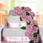 3kg Designer floral Wedding cake