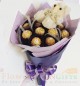 teddy ferrero rocher chocolate bouquet