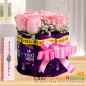 rakhi n roses chocolate bouquet