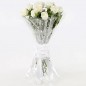 10 white Roses
