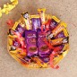 chocolate with basket arangement
