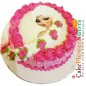 1kg frozen princess elsa swaberry flavour photo cake