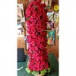 100 red roses premium arrangement